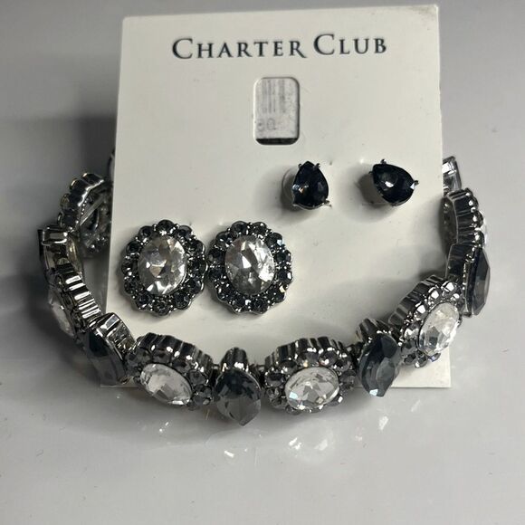 Charter club bracelet and earring set - Picture 1 of 7